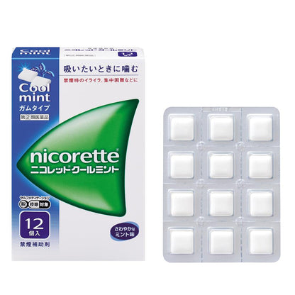 Nicorette Cool Mint 12 Pieces