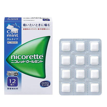 Nicorette Cool Mint 12 Pieces
