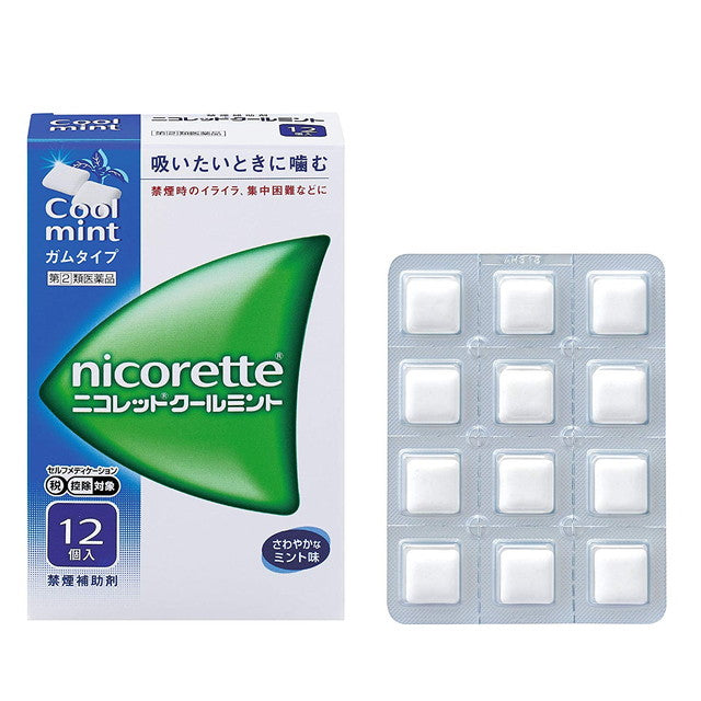 Nicorette Cool Mint 12 Pieces