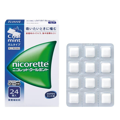 Nicorette Cool Mint 24 Pieces