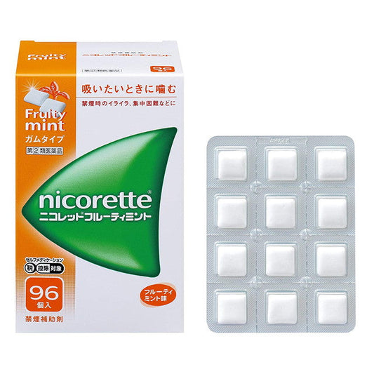 Nicorette Fruity Mint 96 Pieces