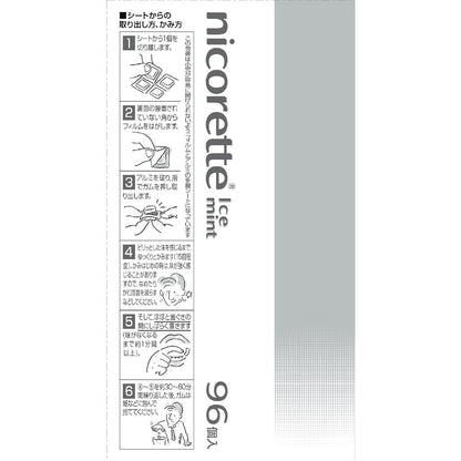 Nicorette Ice Mint 96 Pieces