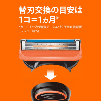 P&G Gillette Fusion Manual Replacement Blades 8 Pack