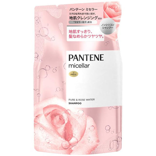P&G Pantene Micellar Pure & Rose Water Shampoo Refill 350ml