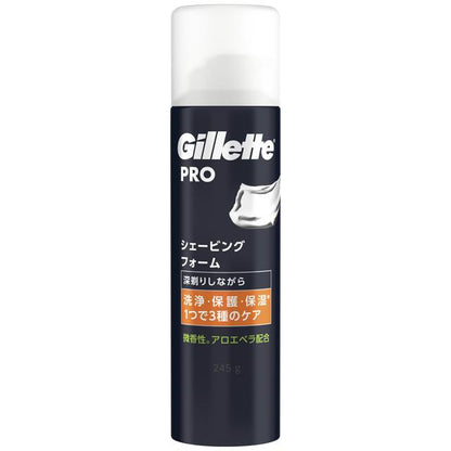 P&G Gillette PRO Shaving Foam Lightly Scented 245g