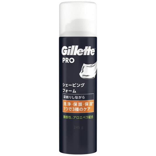 P&G Gillette PRO Shaving Foam Lightly Scented 245g