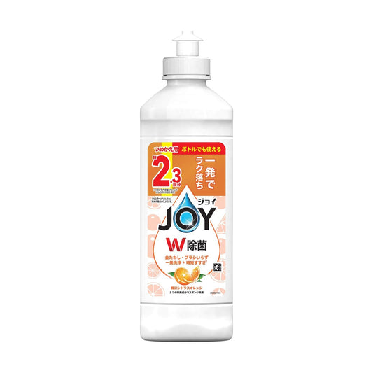 P&G Joy W Antibacterial Dishwashing Liquid Luxurious Citrus Orange Refill 300ml