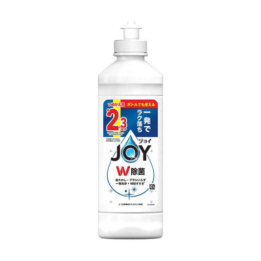 P&G Joy W Antibacterial Dishwashing Liquid Refreshing Light Scent with Cap Refill 300ml