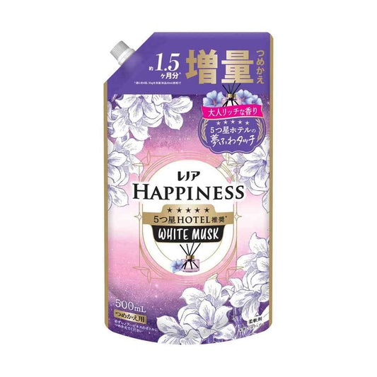 P&G Lenor Happiness Dream Soft Touch Relax Night White Musk Scent Refill 500ml
