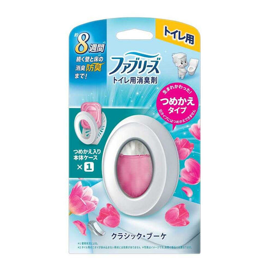 P&G Febreze Deodorizing Air Freshener Toilet Classic Bouquet Refill Case 1 Piece