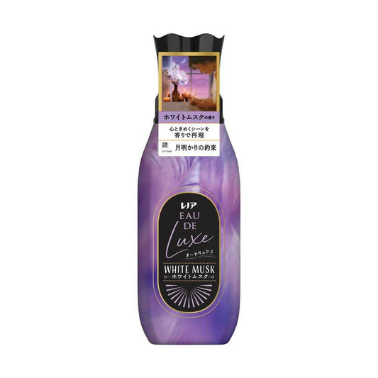 P&G Lenor Eau de Luxe Fabric Softener, White Musk Scent, 475ml