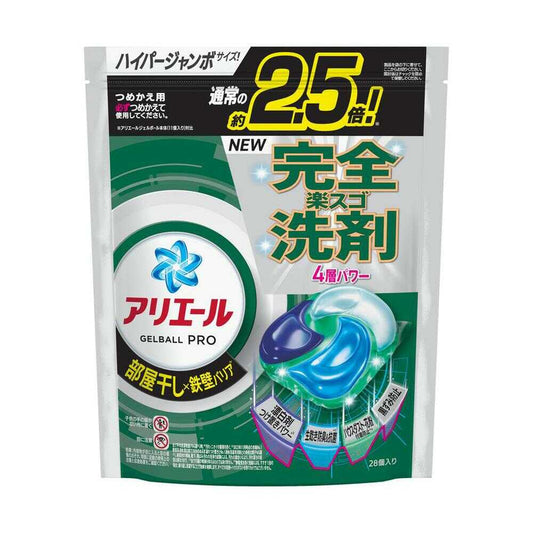 P&G Ariel Gel Ball Pro Room Drying Refill Hyper Jumbo 28 Pieces