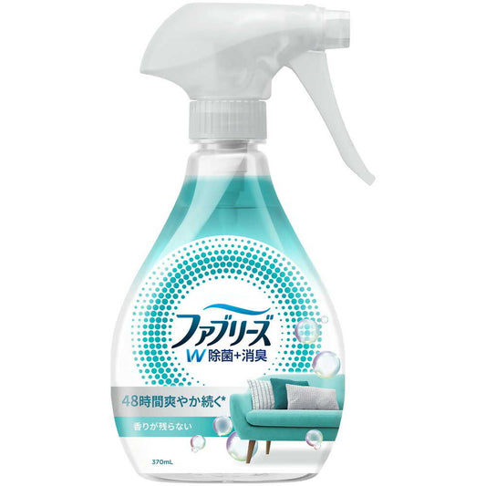 P&G Febreze W Deodorizing + Disinfecting Spray for Clothes and Fabrics, Unscented, 370ml