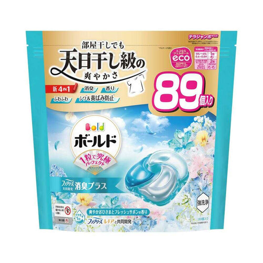 P&G Bold Gel Ball 4in1 Refreshing Sunny and Fresh Soap Refill Terra Jumbo 89 Pieces