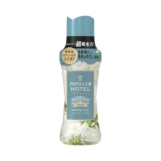 P&G Lenor Aroma Jewel HOTEL Fragrance Beads, White Tea Scent, 420ml