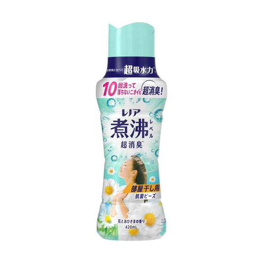 P&G Lenor Boiling Level Deodorizing Antibacterial Beads Room Drying Floral and Sunshine Scent 420ml