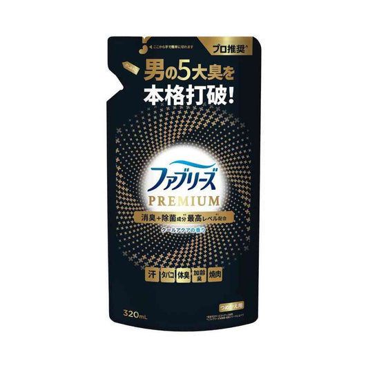 P&G Febreze W Deodorization + Disinfection Premium Men Cool Aqua Scent Refill 320mL