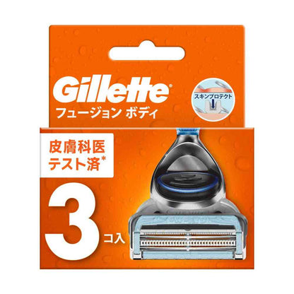 P&G Gillette Fusion Body Replacement Blades 3-Pack