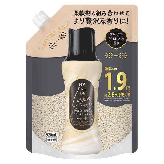P&G Lenor Odor Luxe Aroma Jewel Innocent Lily & Jasmine Refill Extra Large 920mL