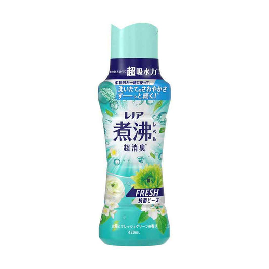 P&G Lenor Boiling Level Deodorizing Antibacterial Beads Sun and Fresh Green Scent 420ml
