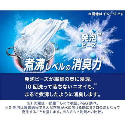 P&G Lenor Boiling Level Deodorizing Antibacterial Beads Sun and Fresh Green Scent Extra Large 1410ml