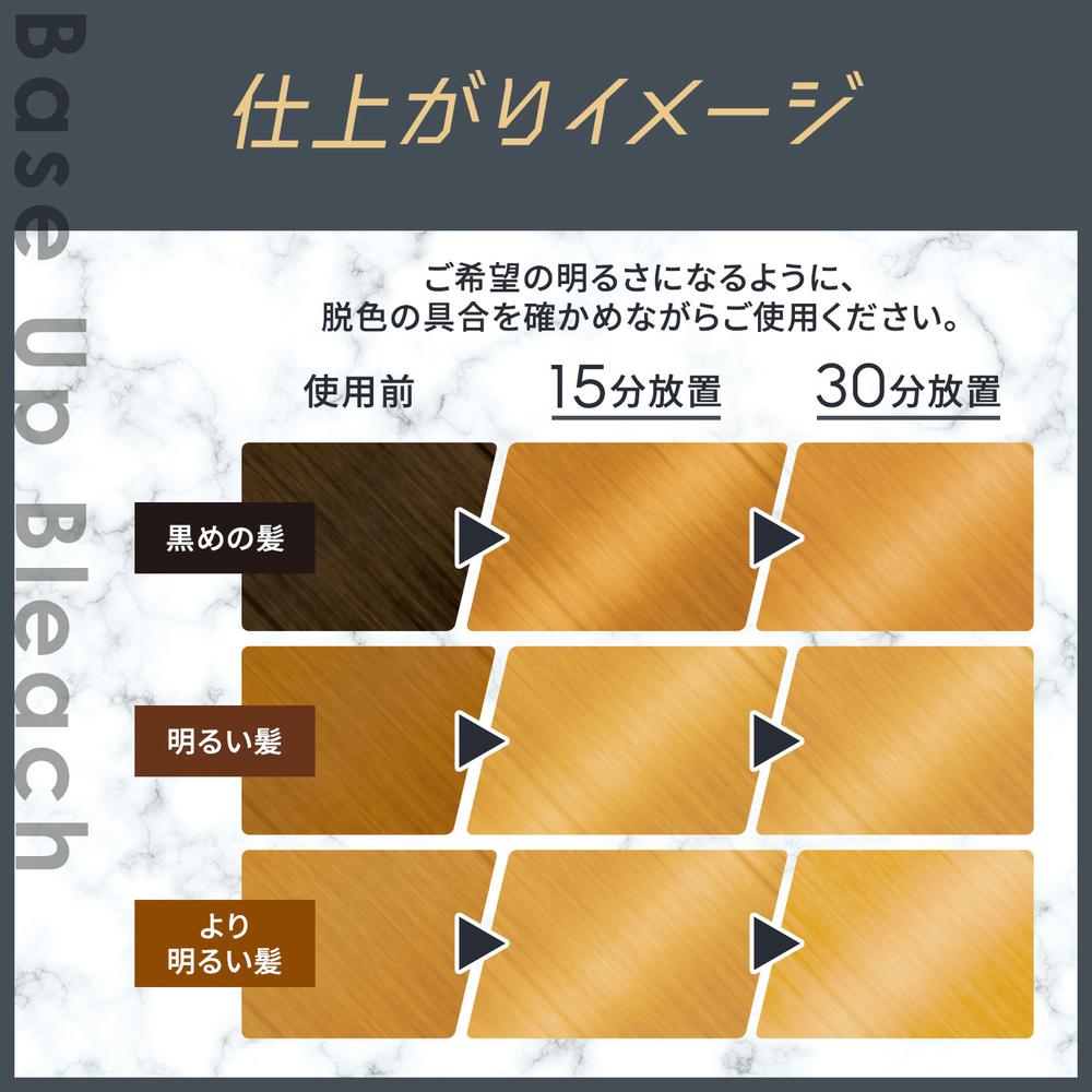 Beautiene Base Up Bleach 1st Agent 36g + 2nd Agent 72ml + pH Controller 8ml