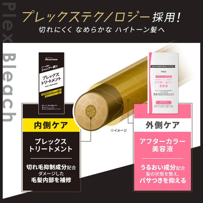 Beautiene Plex Bleach 1st Agent 36g + 2nd Agent 72ml + Treatment 10g + After Color Serum 5ml