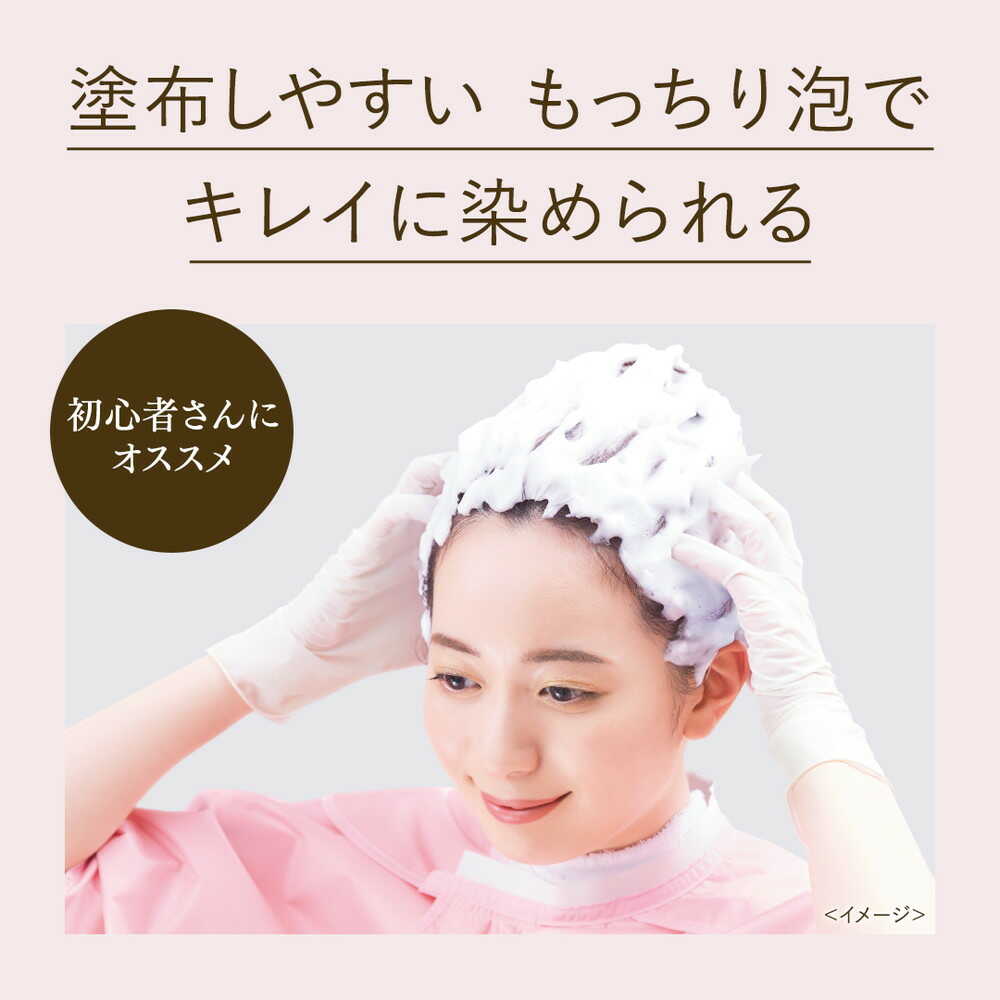 [Quasi-Drug] Hoyu Beauty Lab Whipped Hair Color Ash Drop 40mL+80mL+5mL