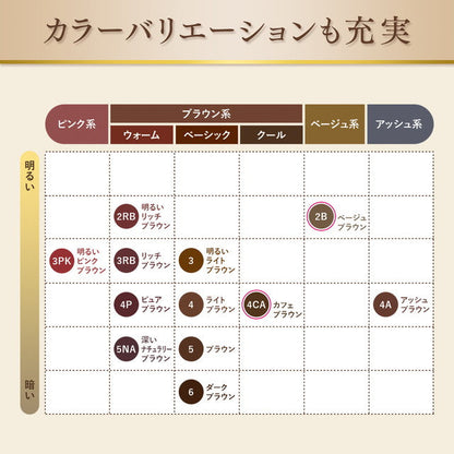 [Quasi-drug] Bigen Pump Color Refill 4P 50ml + 50ml + 5ml