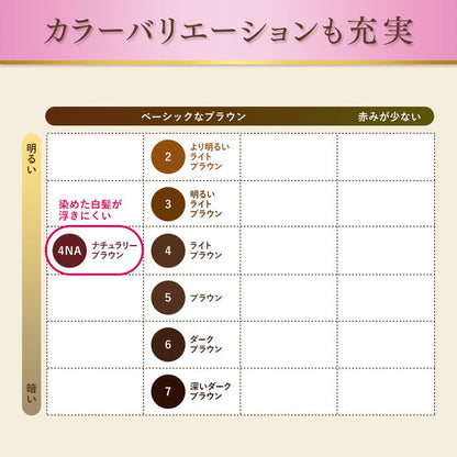 [Quasi-Drug] Hoyu Bigen Speedy Color Cream 3 Light Brown 40g + 40g