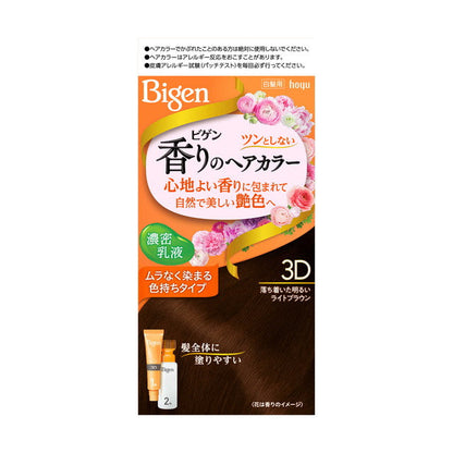 Bigen Fragrance Hair Color Cream 3D Calm Light Brown 40g + 60ml