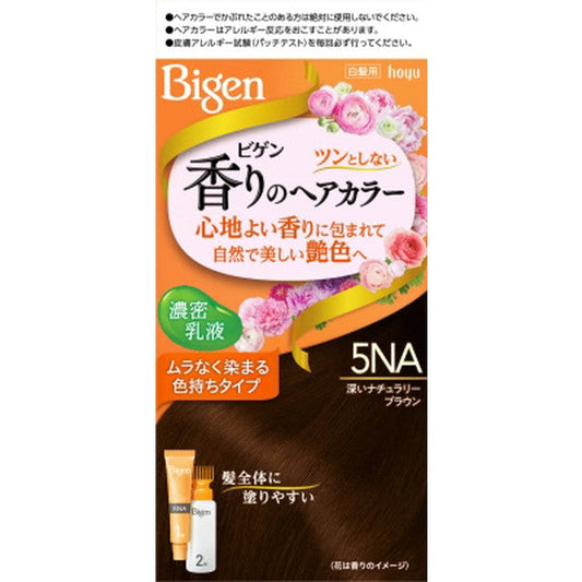 Bigen Fragrance Hair Color Cream 5NA Deep Natural Brown 40g + 60ml