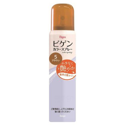 Hoyu Bigen Color Spray 5 Deep Chestnut 82g (125ml)