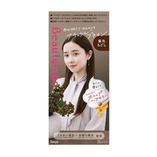 Hoyu Beauty Lab Whip Hair Color Hair Color Restorer Natural Brown