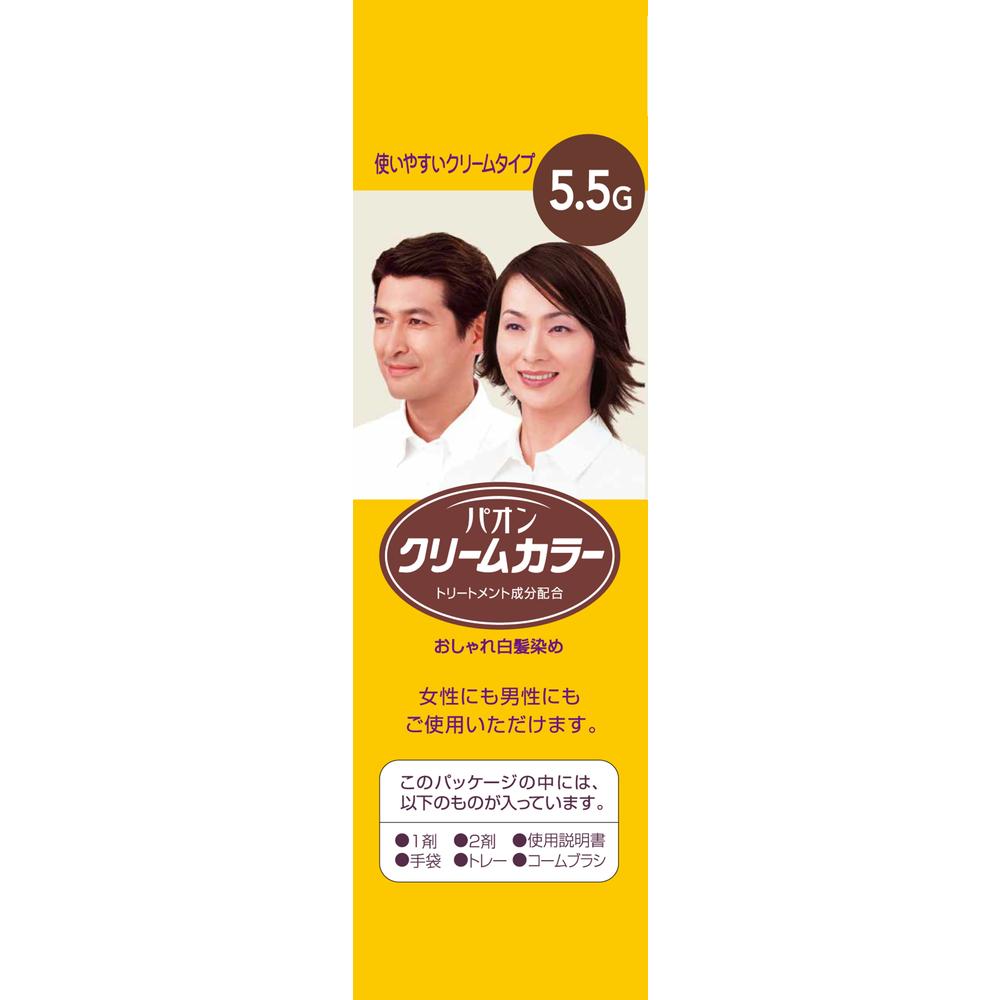 Pao Cream Color 5.5G Dark Chestnut 40g + 40g