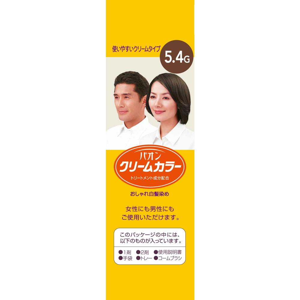 Pao Cream Color 5.4G Dull Dark Chestnut 40g + 40g