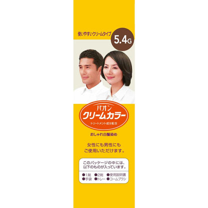 Pao Cream Color 5.4G Dull Dark Chestnut 40g + 40g