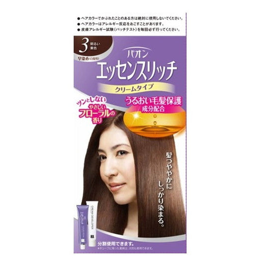 Pao Essence Rich Cream Type 3 Light Chestnut Color 40g + 40g