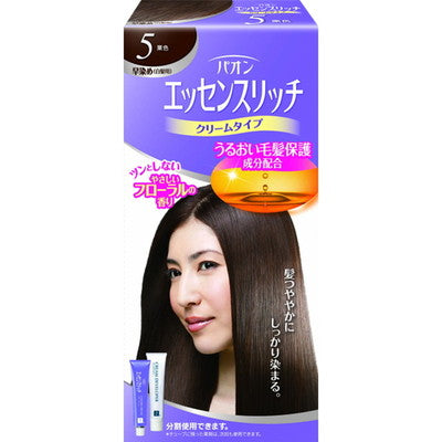 [Quasi-Drug] Paon Essence Rich Cream Type 5 Chestnut 40g + 40g