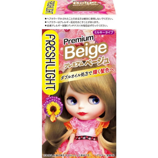 [Quasi-Drug] Henkel Japan Fresh Light Milky Hair Color Premium Beige