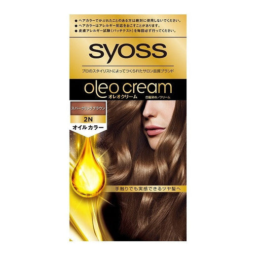 Henkel Japan Syoss Oleo Cream Hair Color 2N 50g + 50g