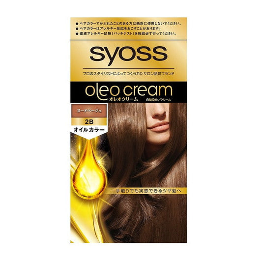 Henkel Japan Syoss Oleo Cream Hair Color 2B 50g + 50g