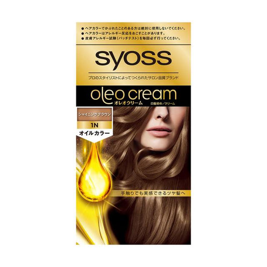 Medicinal Henkel Japan Syoss Oleo Cream Hair Color 1N 50g+50g