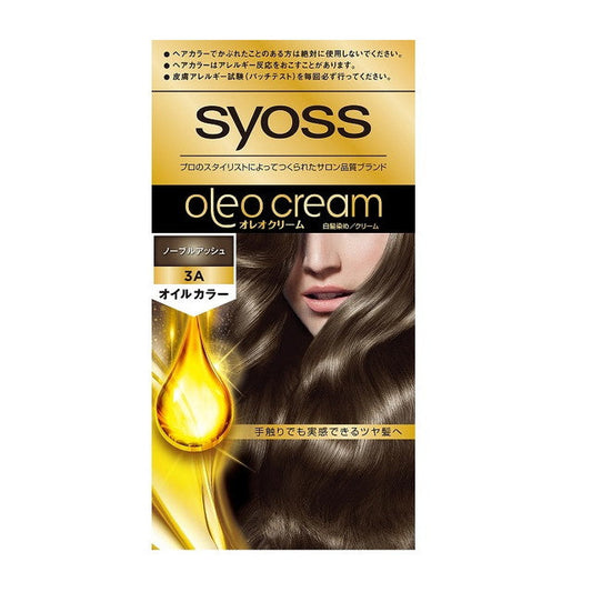 Henkel Japan Syoss Oleo Cream Hair Color 3A 50g + 50g