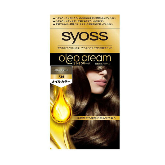 Henkel Japan Syoss Oleo Cream Hair Color 3M 50g + 50g