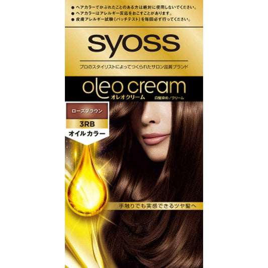 Henkel Japan Syoss Oleo Cream Hair Color 3RB 50g+50g