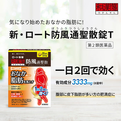 New Rohto Bofutsushosan Tablets T (Bofutsusho-san) 112 Tablets