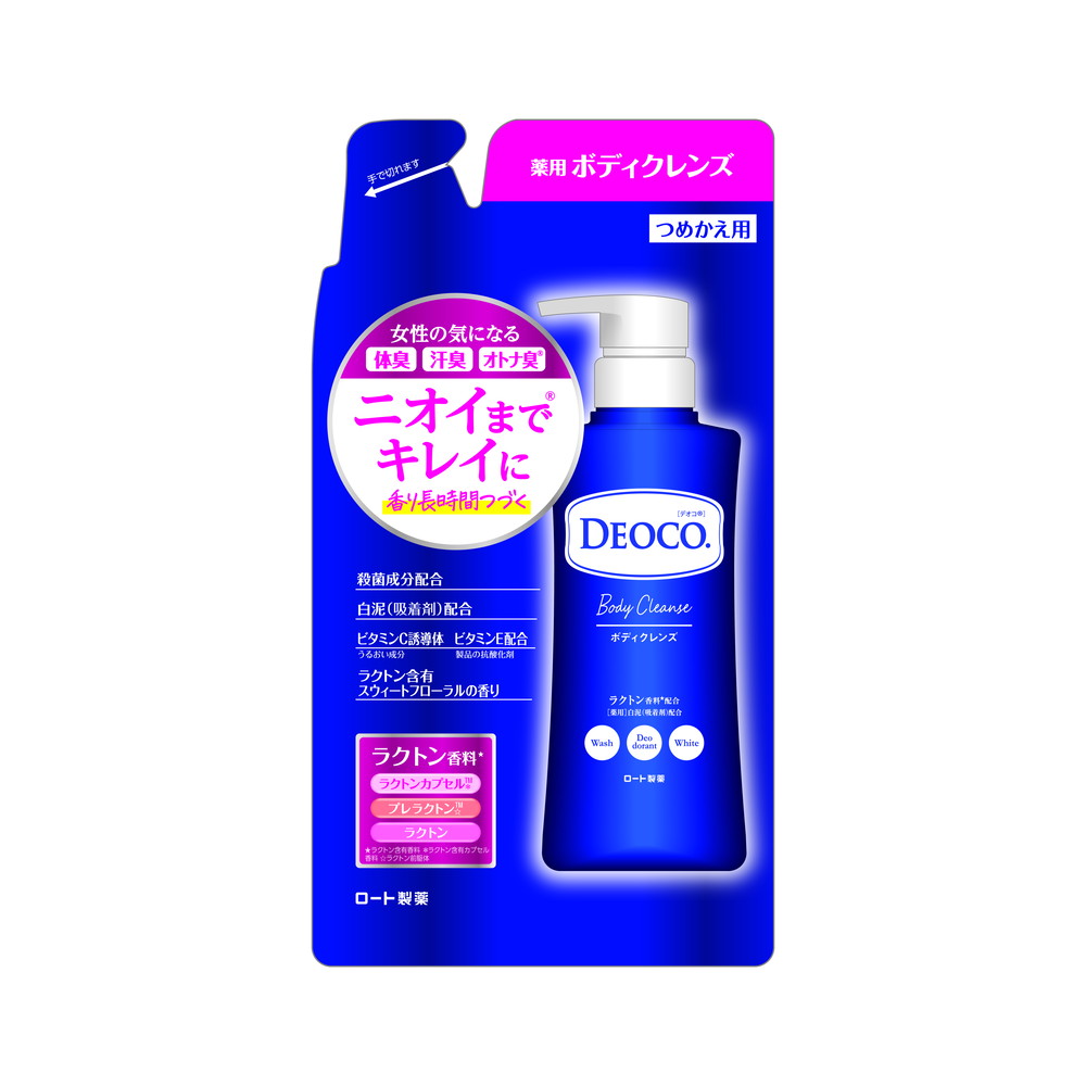 Rohto DEOCO Medicated Body Cleanser Refill 250ml