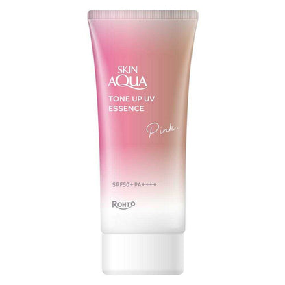 Rohto Skin Aqua Tone Up UV Essence Pink 70g