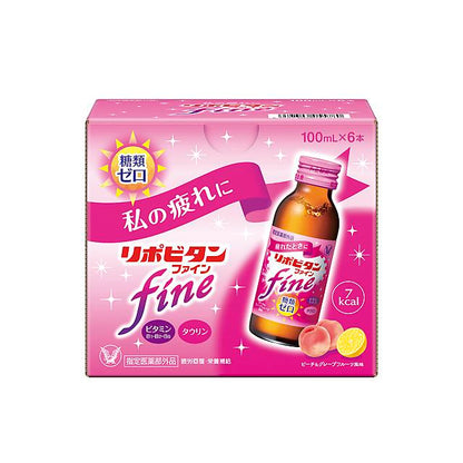 Taisho Pharmaceutical Lipovitan Fine 100ml × 6